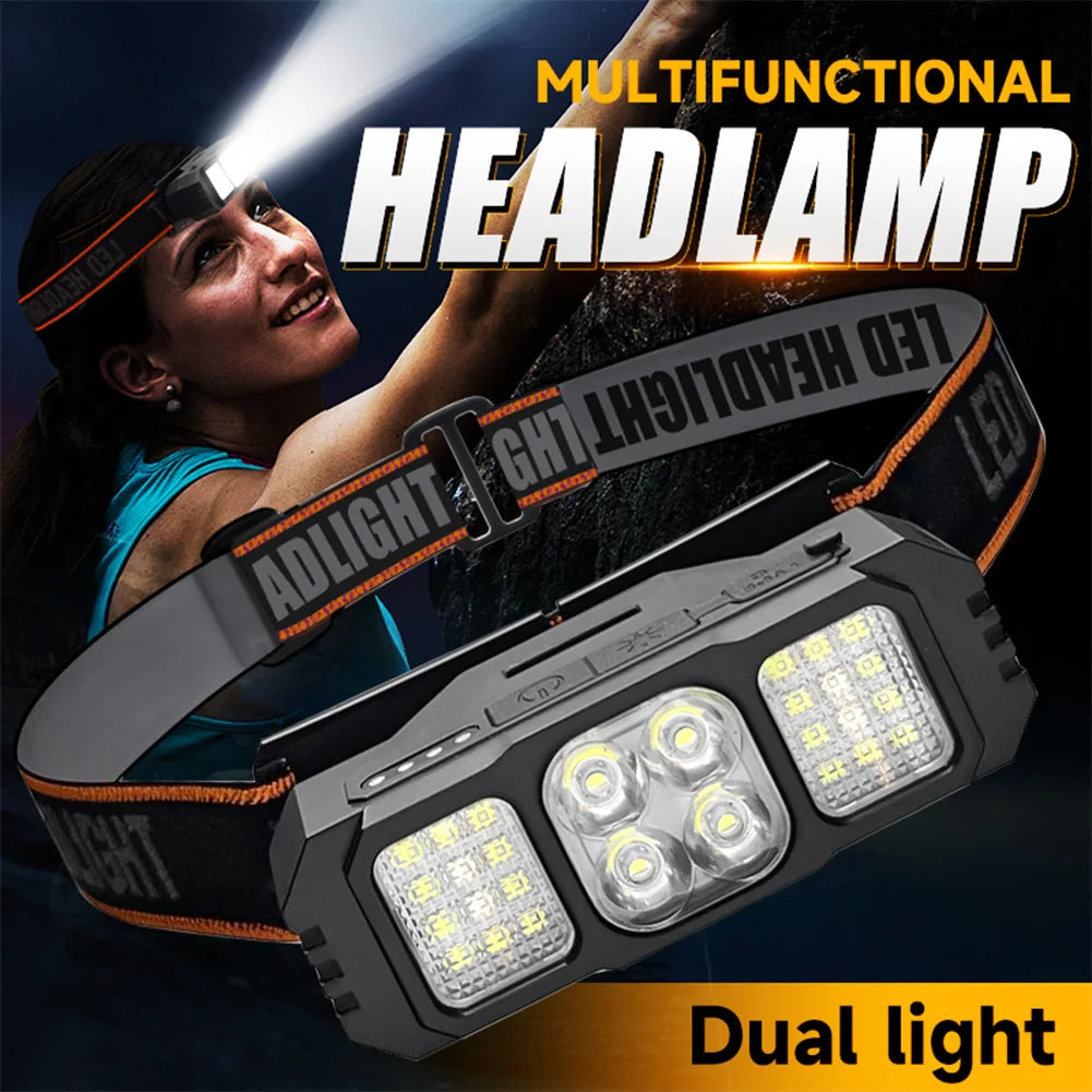 Rechargeable Head Lamp (Waterproof)