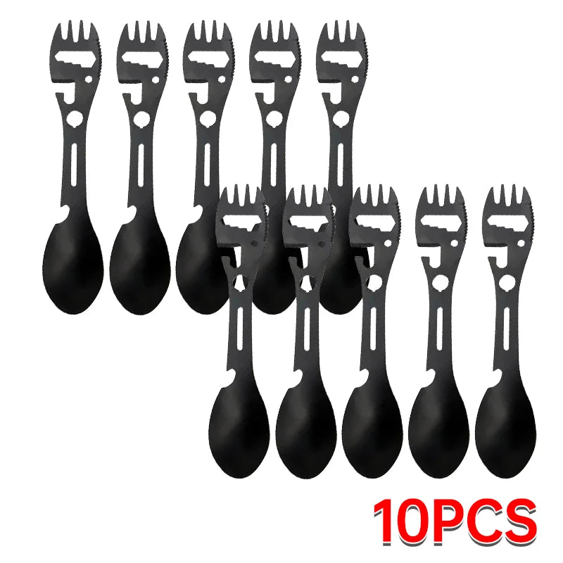 Camping Utensils Set - Stainless Steel