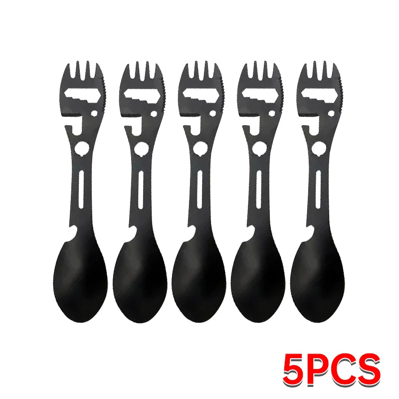 Camping Utensils Set - Stainless Steel